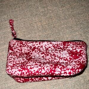 Queen Aliffa handmade Ghana boho bag red & White